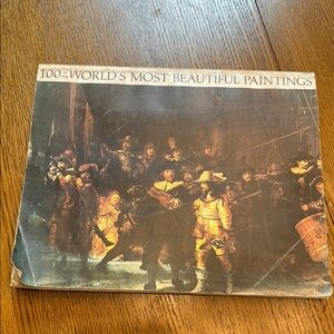 100 of the World's Most Beautiful Paintings Book